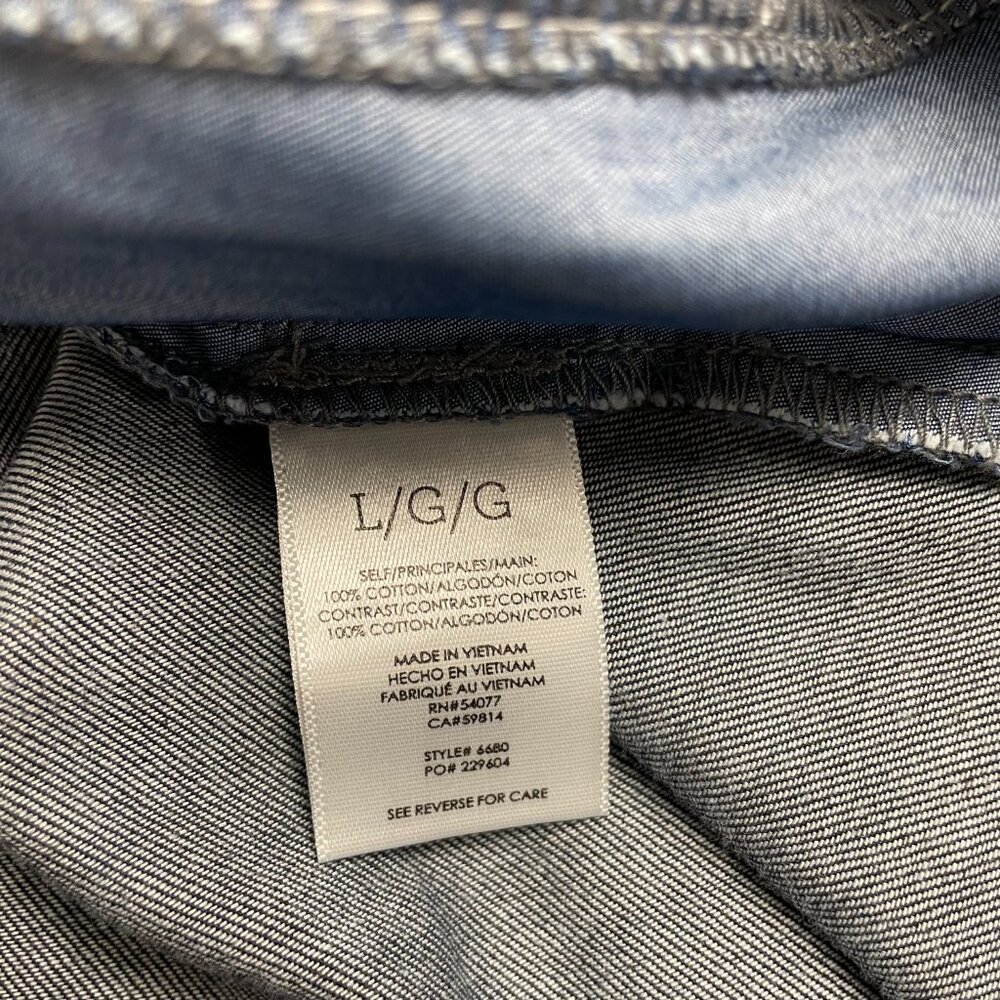 Cabi blue denim color block jacket - Picture 6 of 7
